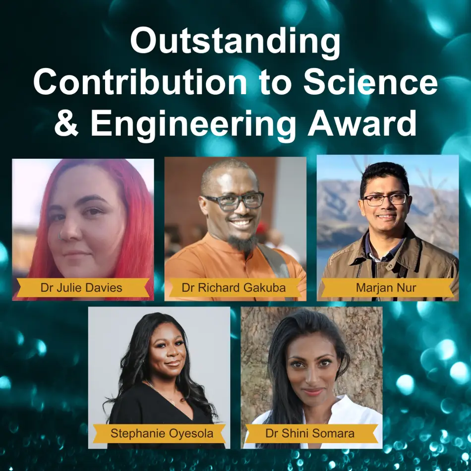 Outstanding contribution to Science and Engineering award nominees 