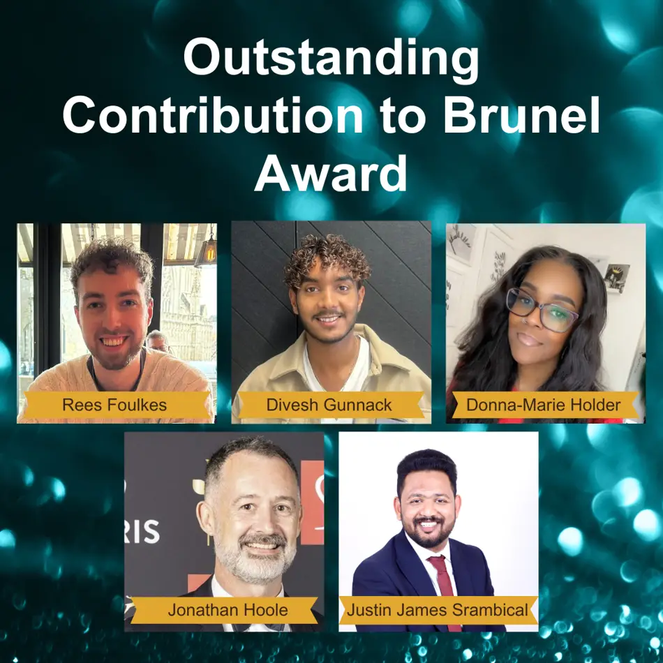 Outstanding contribution to Brunel award nominees 