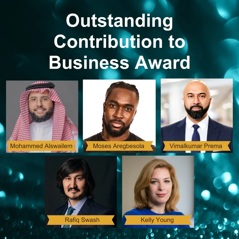 Outstanding contribution to Business award nominees 