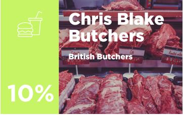 Image showing 20% off on meat and chicken.