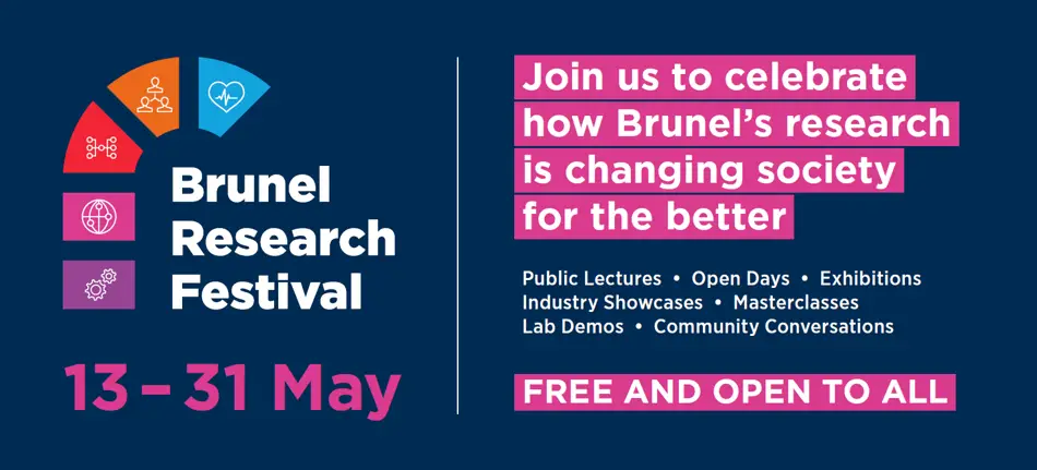 Brunel Research Festival 13-31 May 
