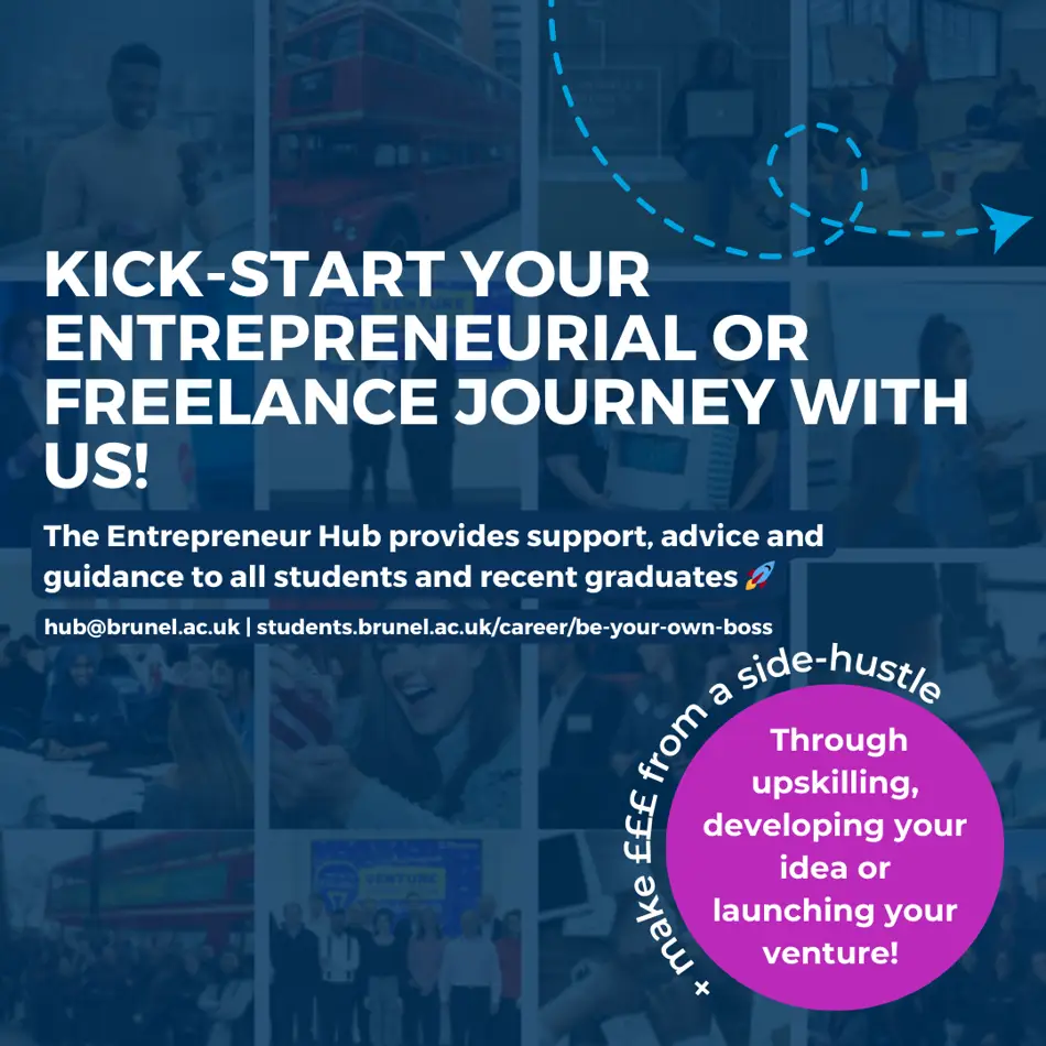Entrepreneur hub introduction holder 