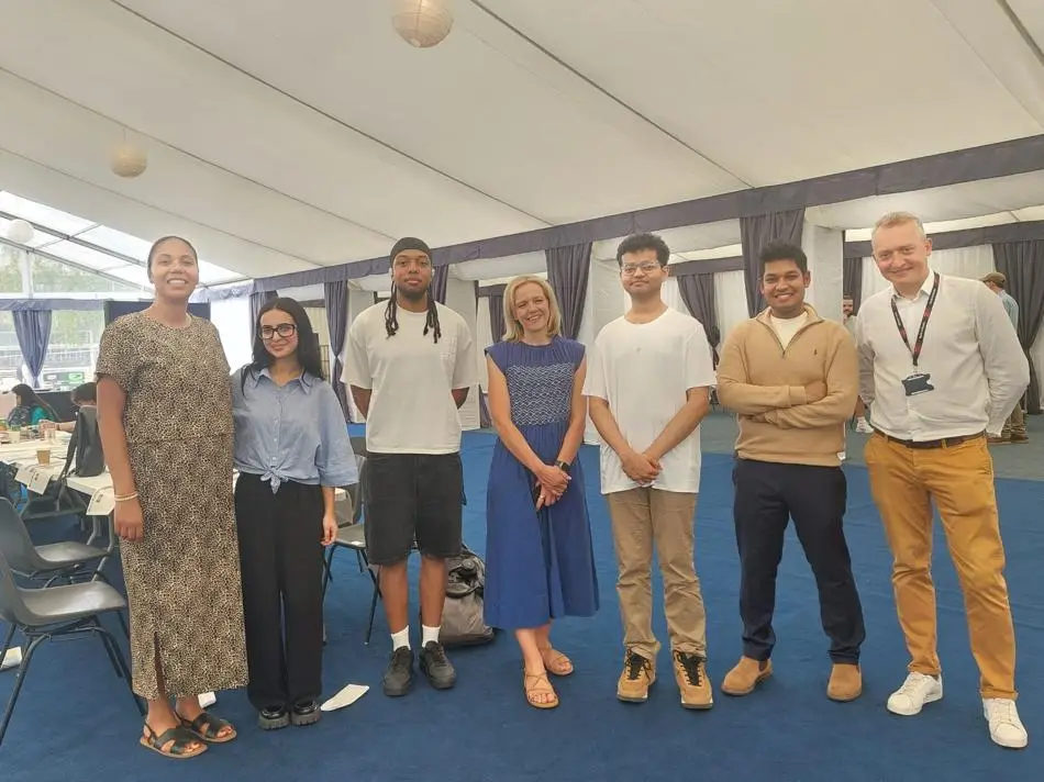 Entrepreneurs featured at the event with Entrepreneur Hub team and Jonathan Bainbridge 
