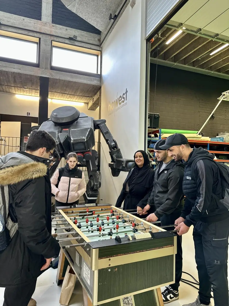 Students on campus