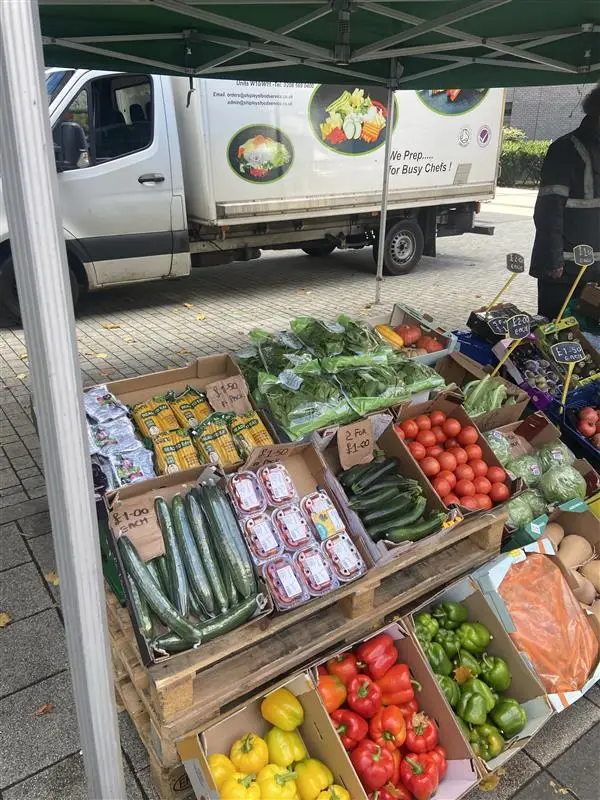 fruit and veg stall