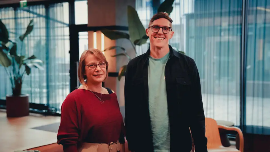 Beth Abbott-Stratford (L) and Thomas Fudge (R), WASE