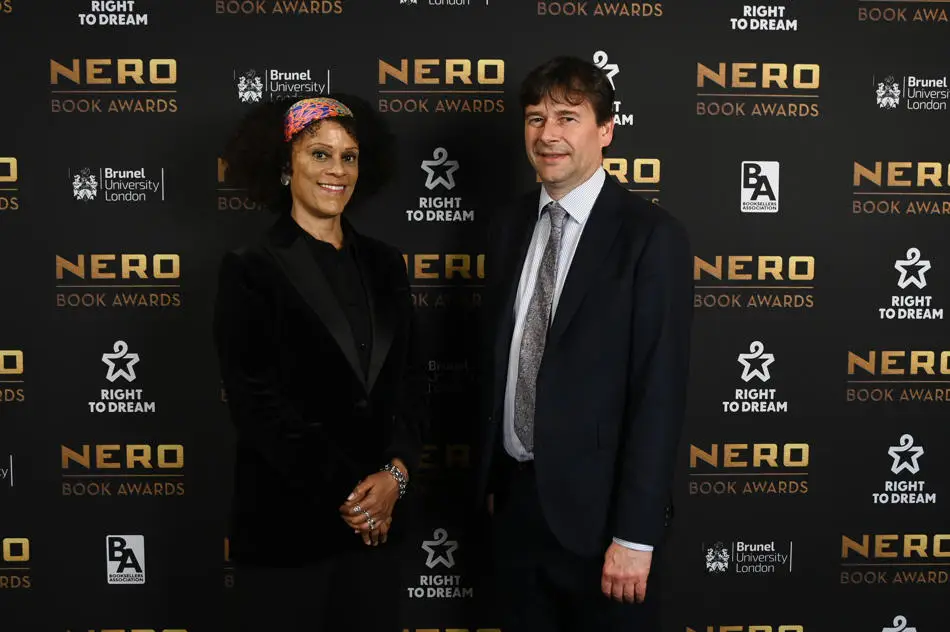 Image of Bernardine Evaristo with VC Andrew Jones