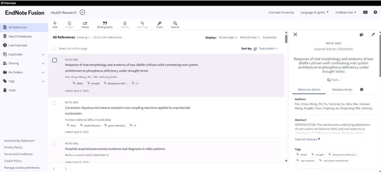 example of EndNote 