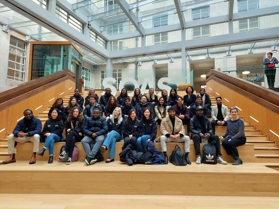Venture Crawl attendees inside SOAS, University of London 