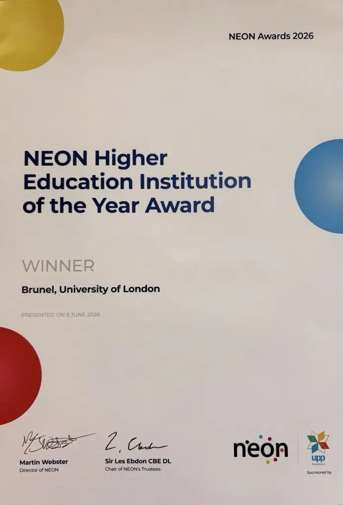 NEON certificate