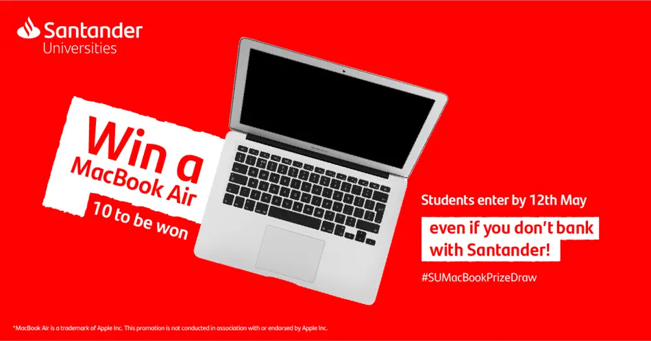 Santander Universities Win a macbook air