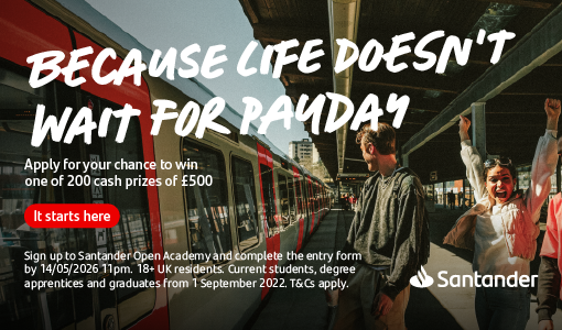 Apply for your chance to win £500