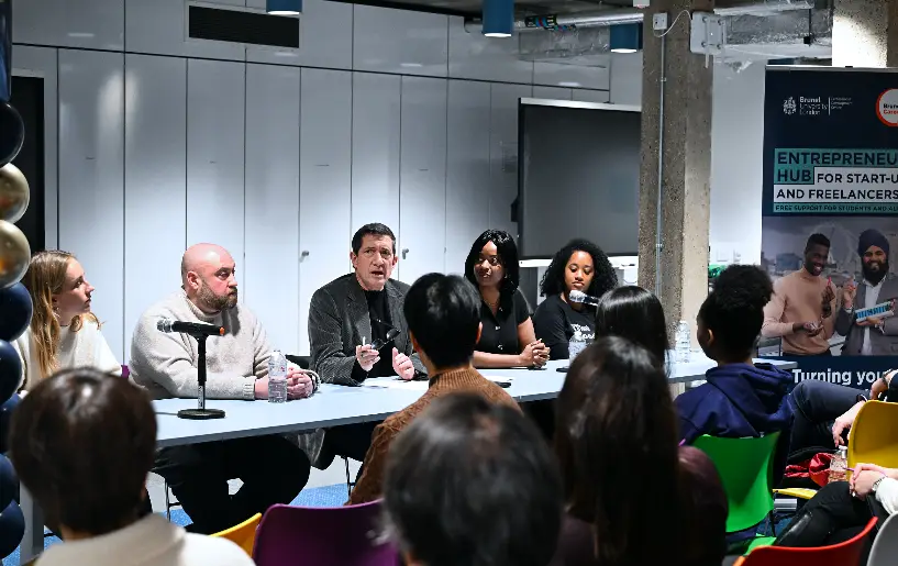 Panellists at Be Inspired: Brunel Entrepreneurs 2025  