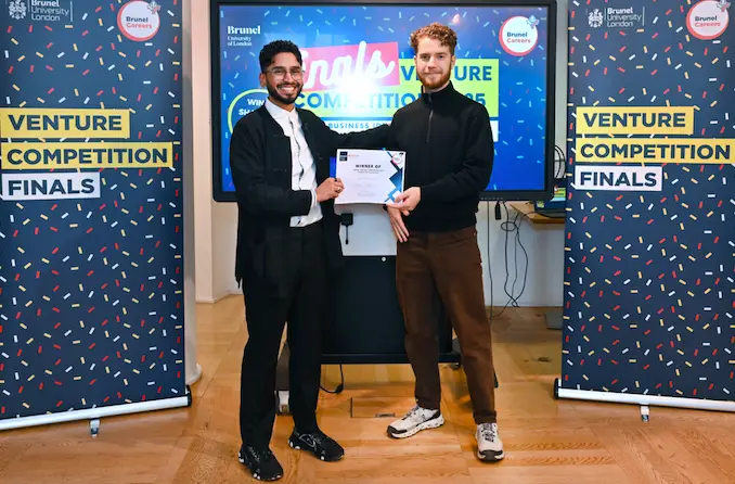 Louis DeCleyn with Anil Puri 