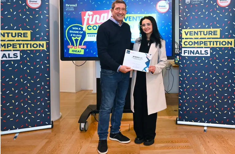 Donya Mansouri with Andrew Mossop 