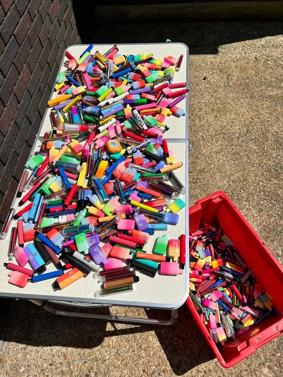 Vapes recycled on 26 May